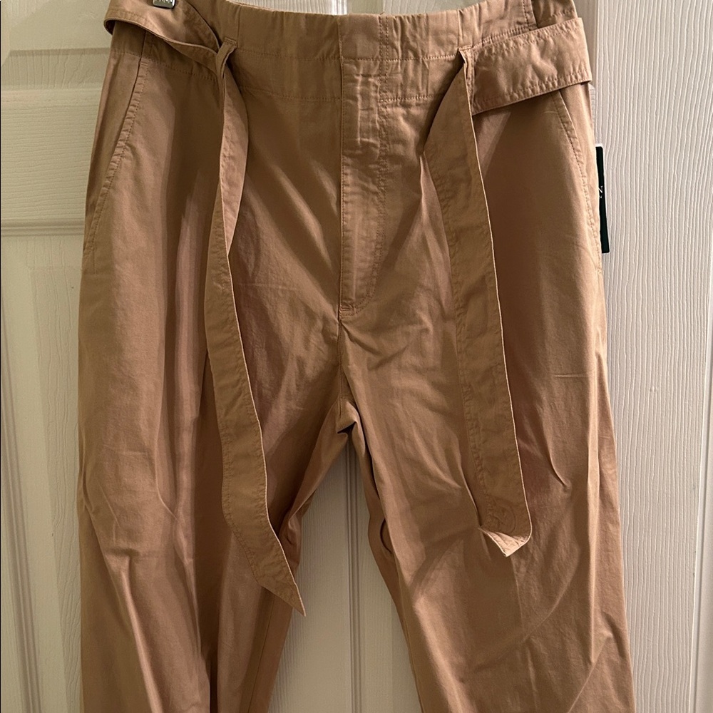 Lauren Ralph Lauren Womn’s Tan Cropped Pants